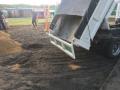 Blacksmiths Public School : Playground Area Improvements : Excavations, Crushed Granite, Sandstone Blocks, Timber Edging And Pencil Sculptures