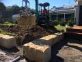 Pacific Hwy Jewells: Excavations, Sandstone Block Walls, Crushed Granite Firepit Area, Drainage Work