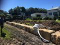 Pacific Hwy Jewells: Excavations, Sandstone Block Walls, Crushed Granite Firepit Area, Drainage Work