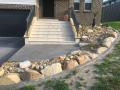 Various landscaping work recently completed