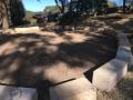 Kahibah Public School. Aboriginal Cultural & Yarning Area. Sandstone Blocks / Decorative River Gravel / Leaf Mulch / Natural  Sandstone