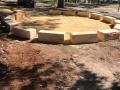 Belmont North Public School. Aboriginal Cultural & Yarning Area. Sandstone Blocks / Crushed Granite