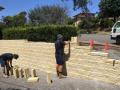 Charlestown Block Wall / Demolition Of Failed Brick Wall / Construction Of New Block Wall