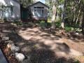 Lee Board Close Murrays Beach Garden / Excavations / Sandstone Walls / Sandstone Steps / Crushed Granite Patio And Paths / Shrubs And Mulch